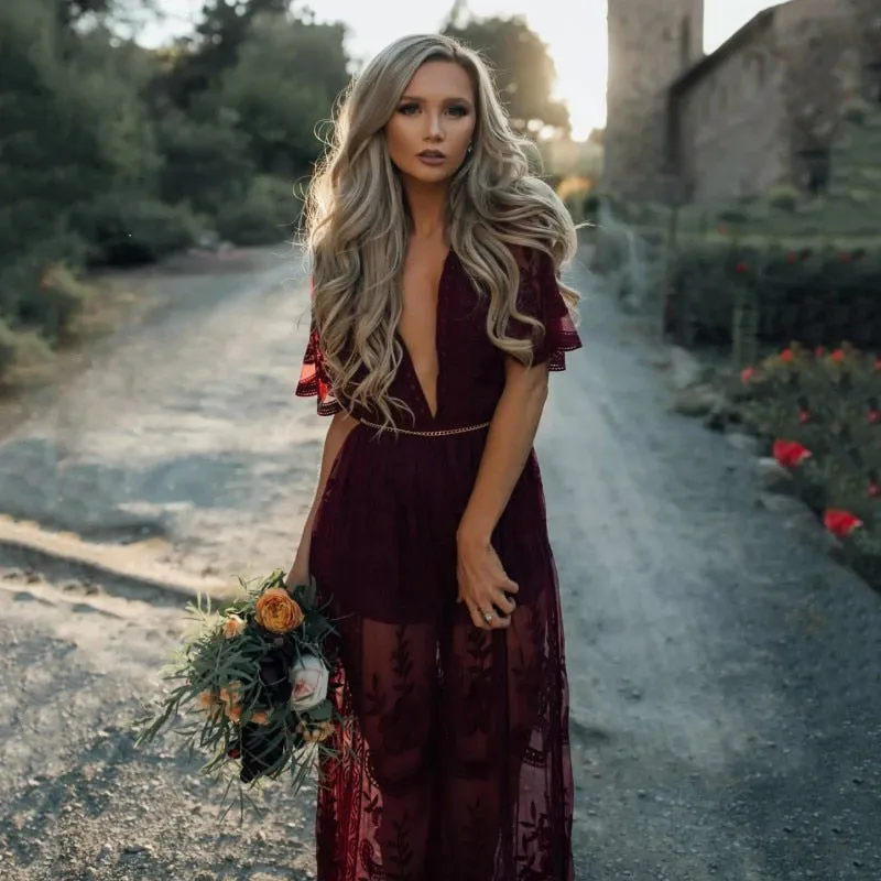 Lady In Red Dress