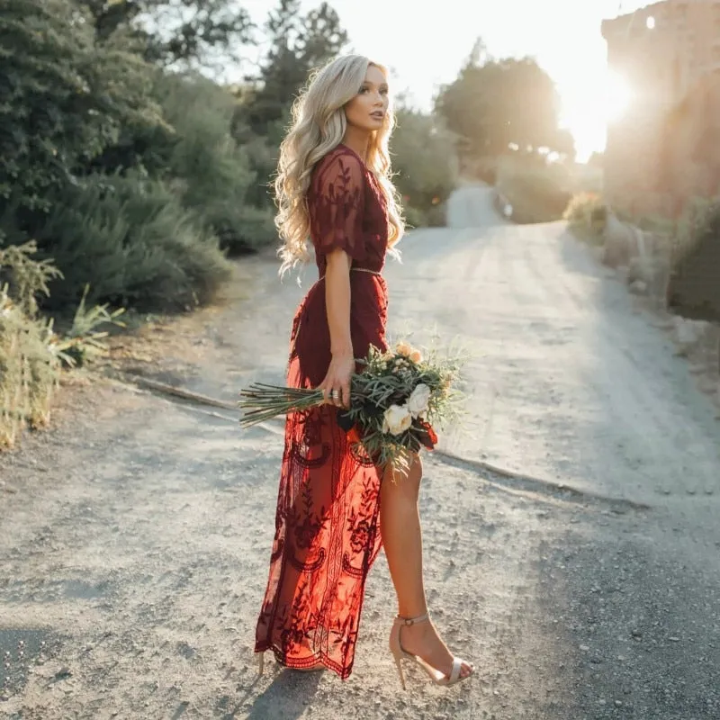 Lady In Red Dress