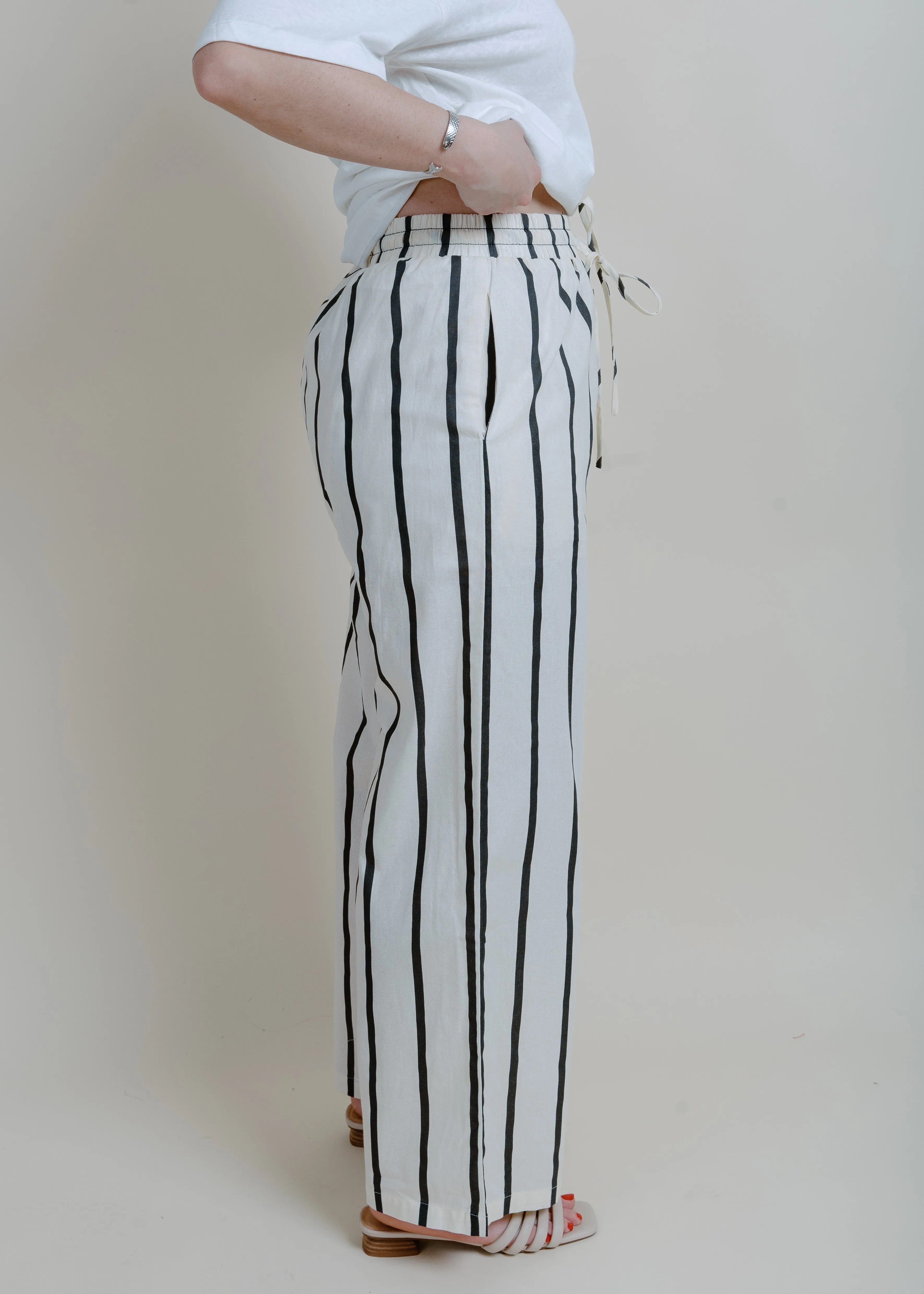 Lake Como Striped Pants