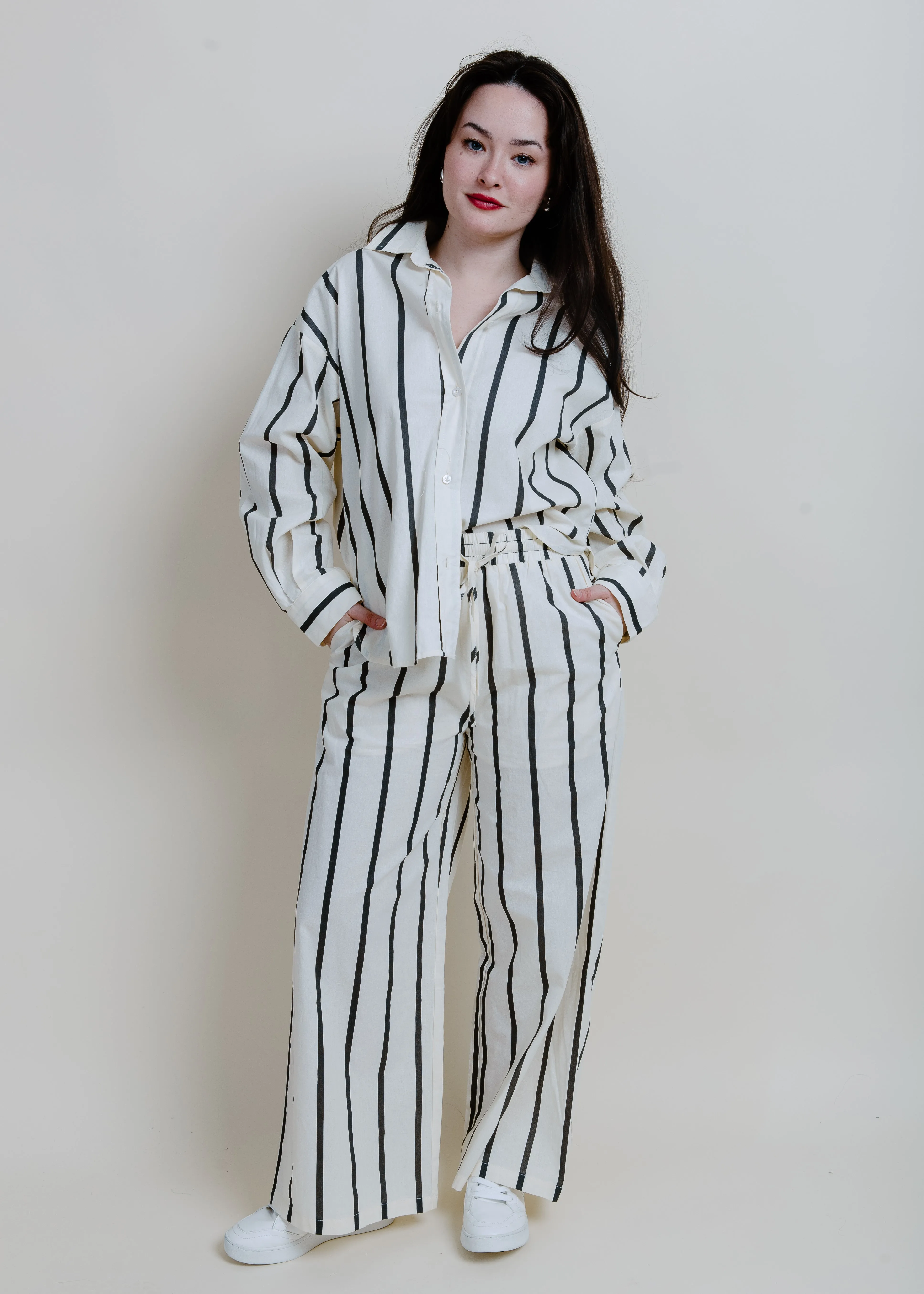 Lake Como Striped Pants