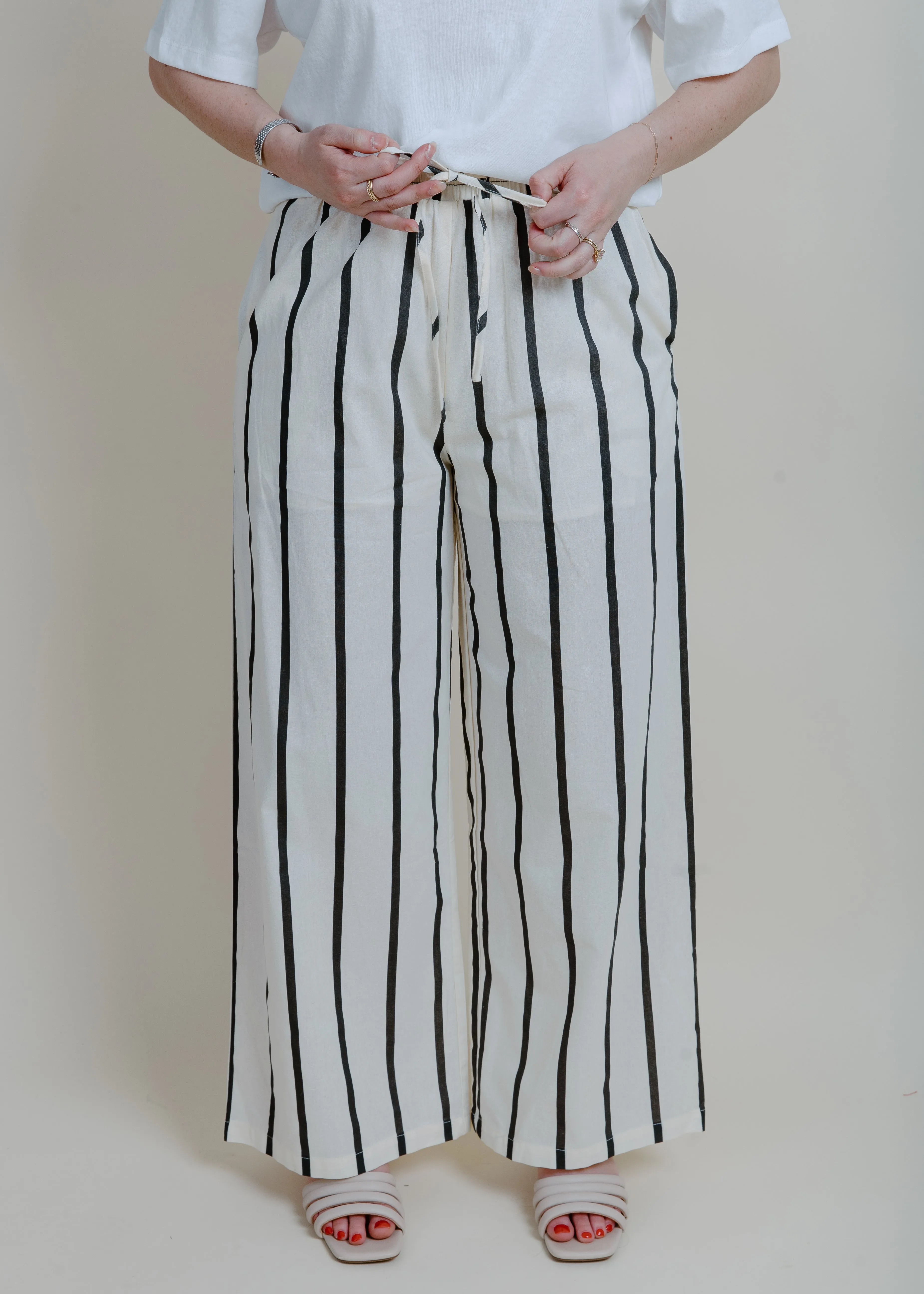 Lake Como Striped Pants