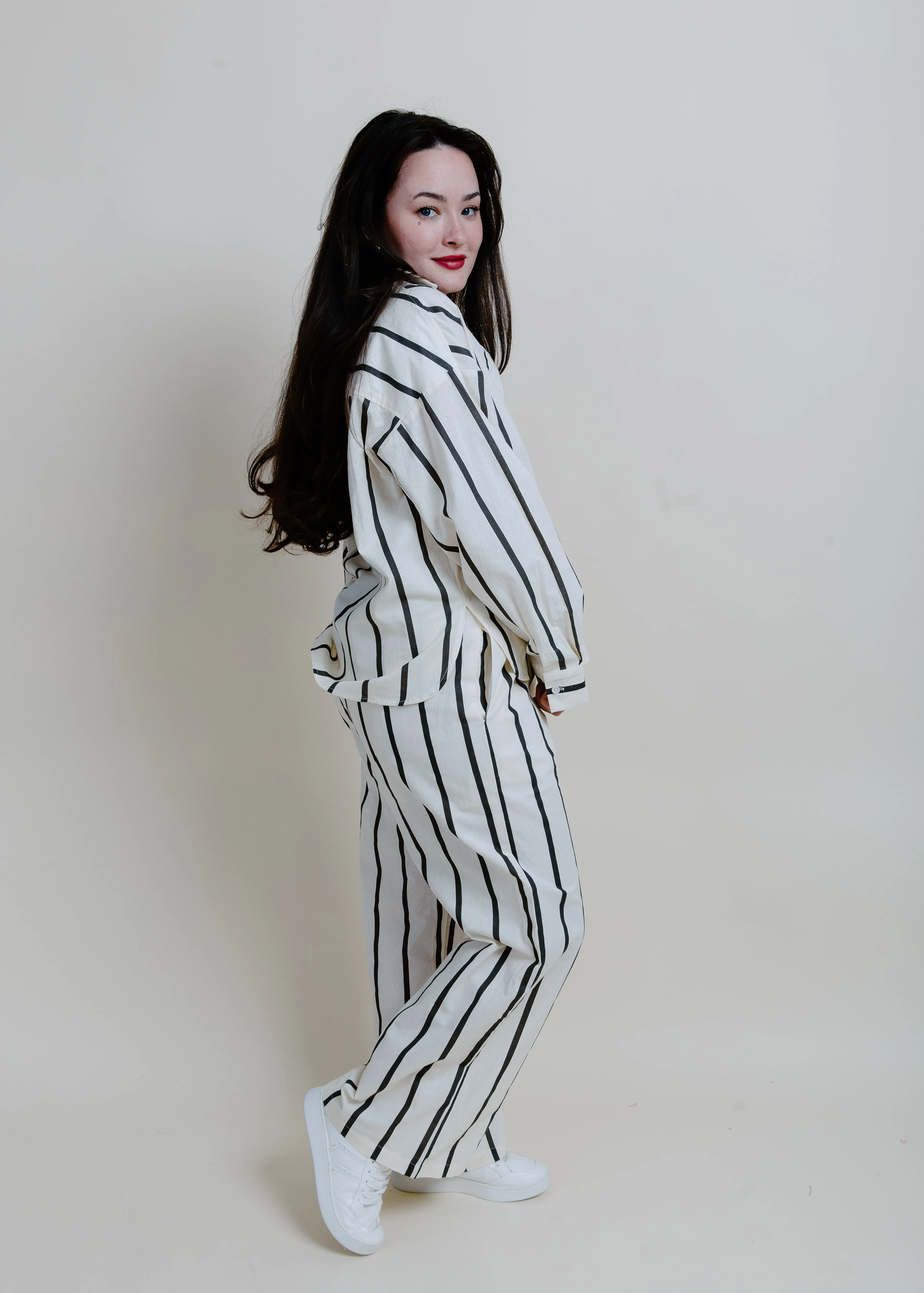 Lake Como Striped Pants