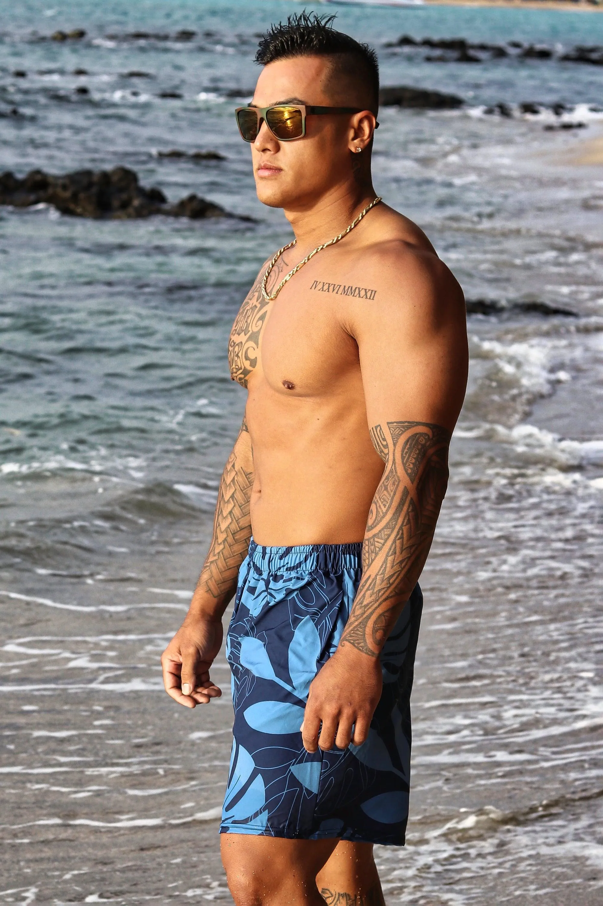 Lāʻape Men's Athletic Long Shorts