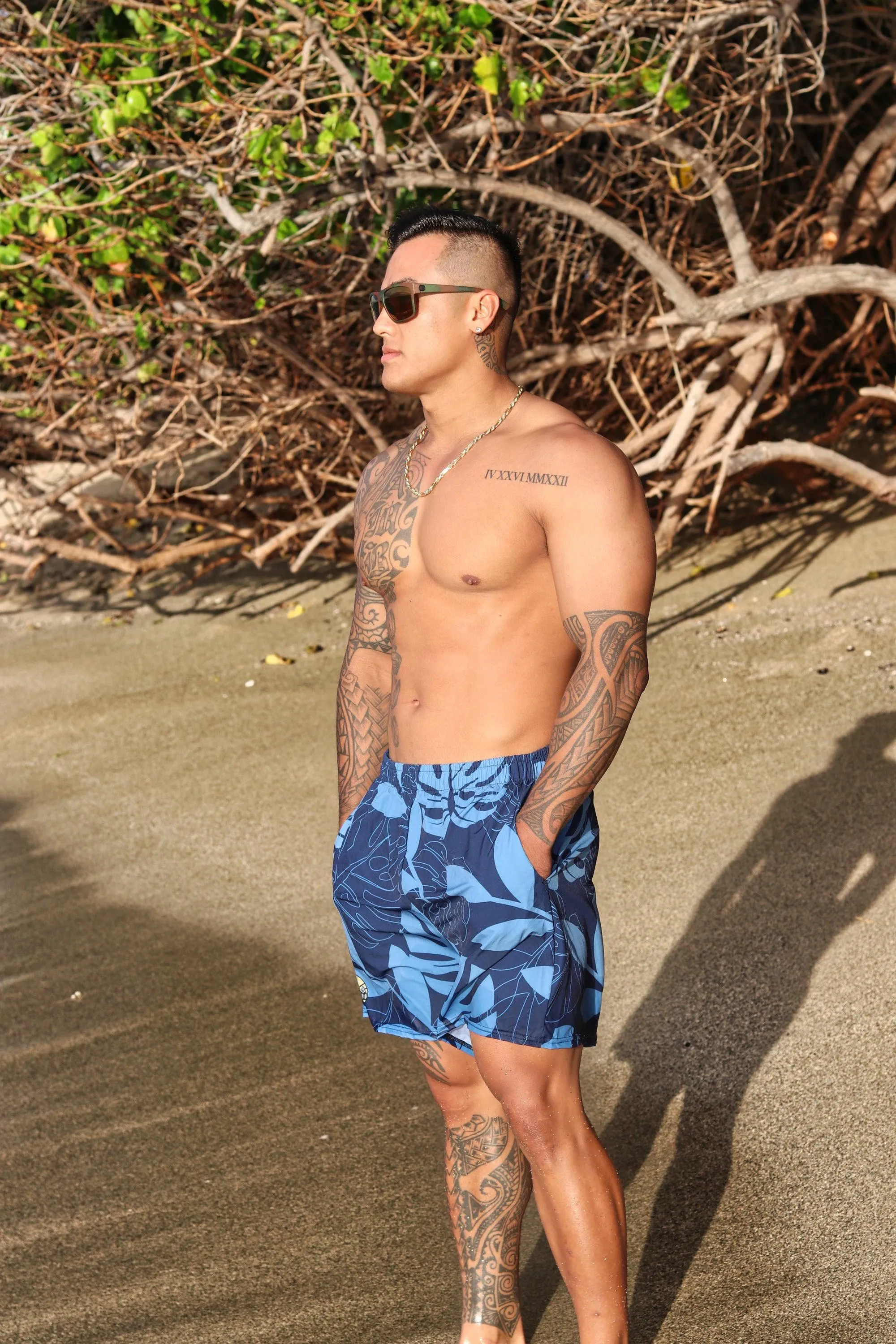 Lāʻape Men's Athletic Long Shorts