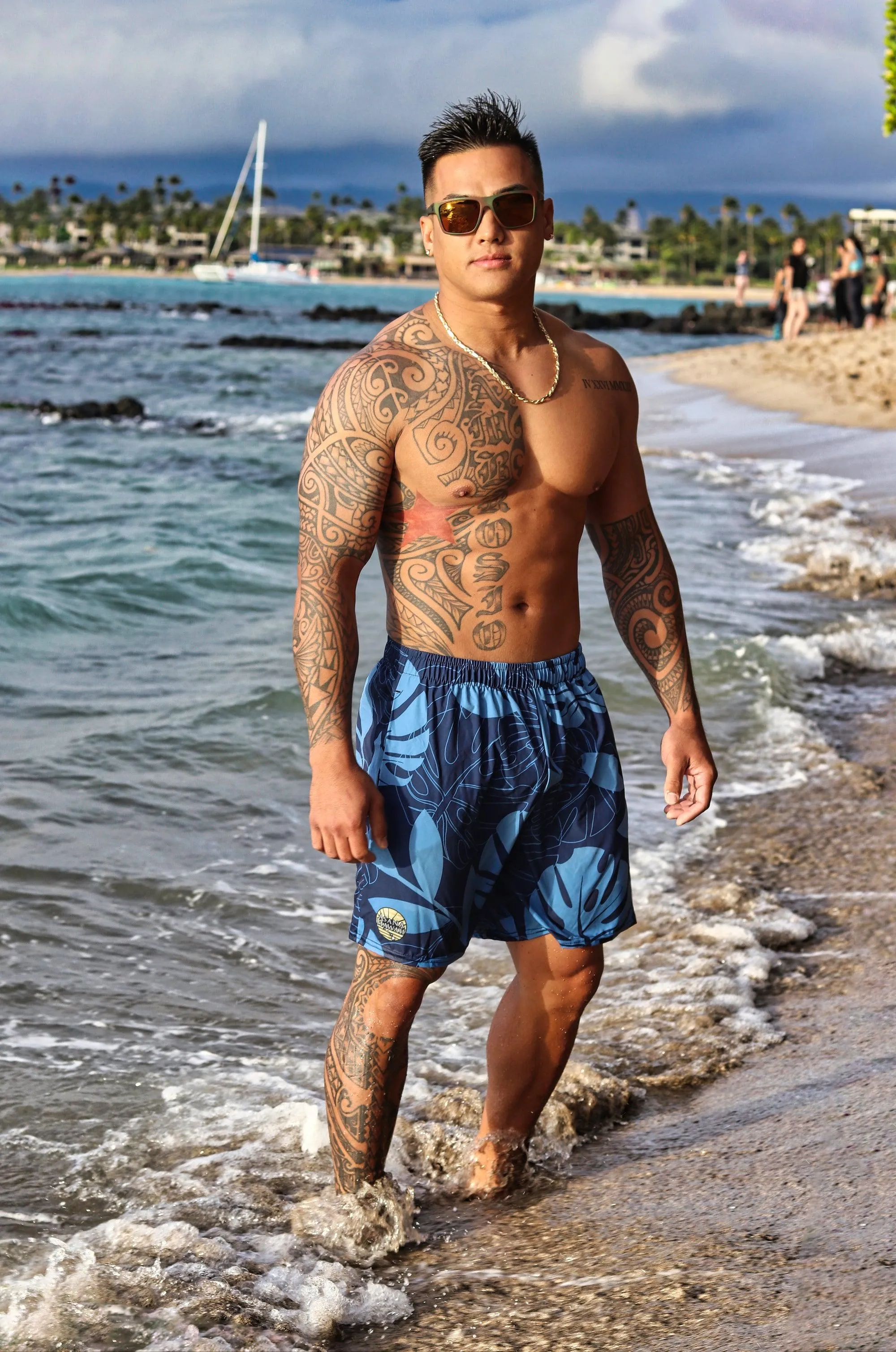 Lāʻape Men's Athletic Long Shorts