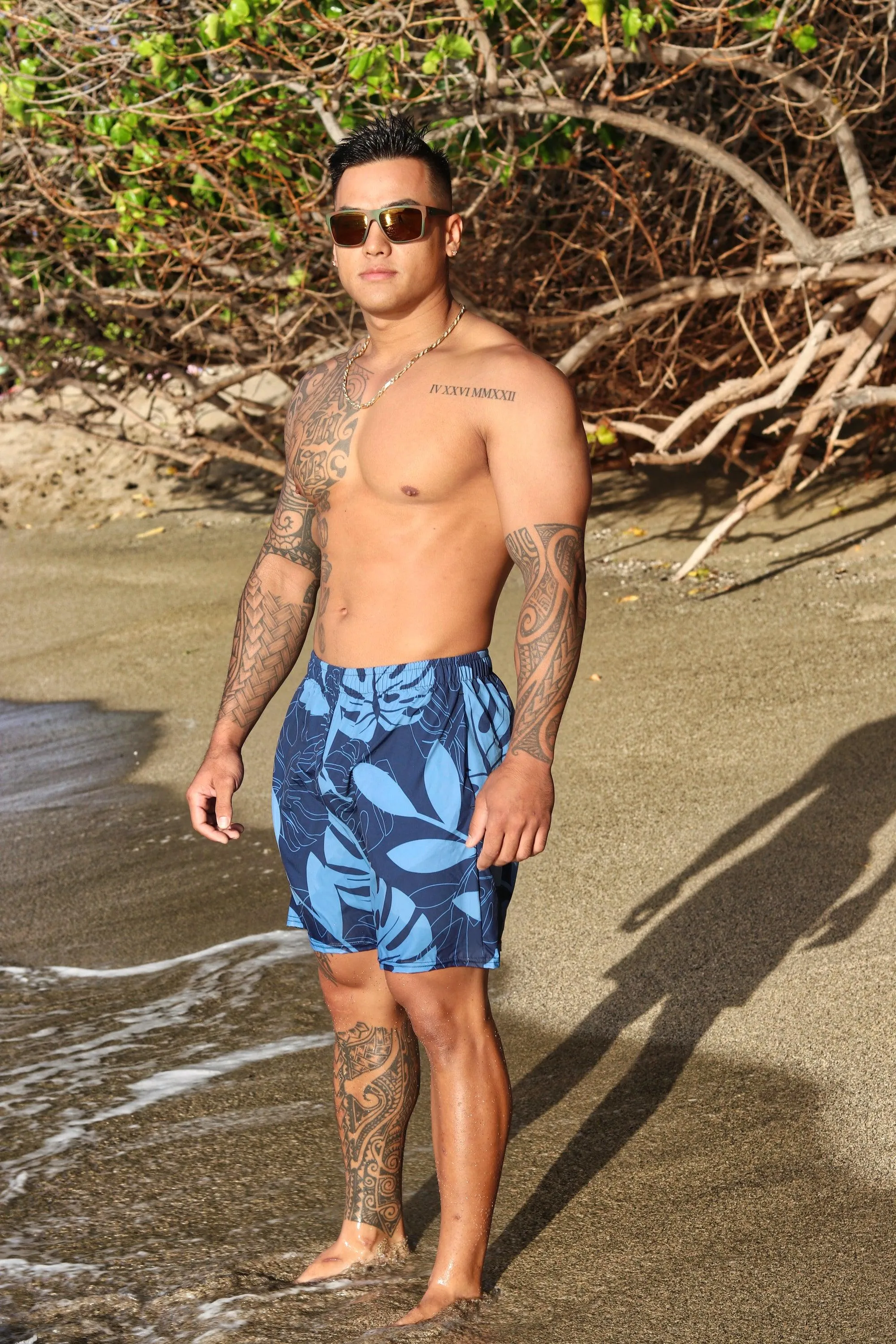 Lāʻape Men's Athletic Long Shorts