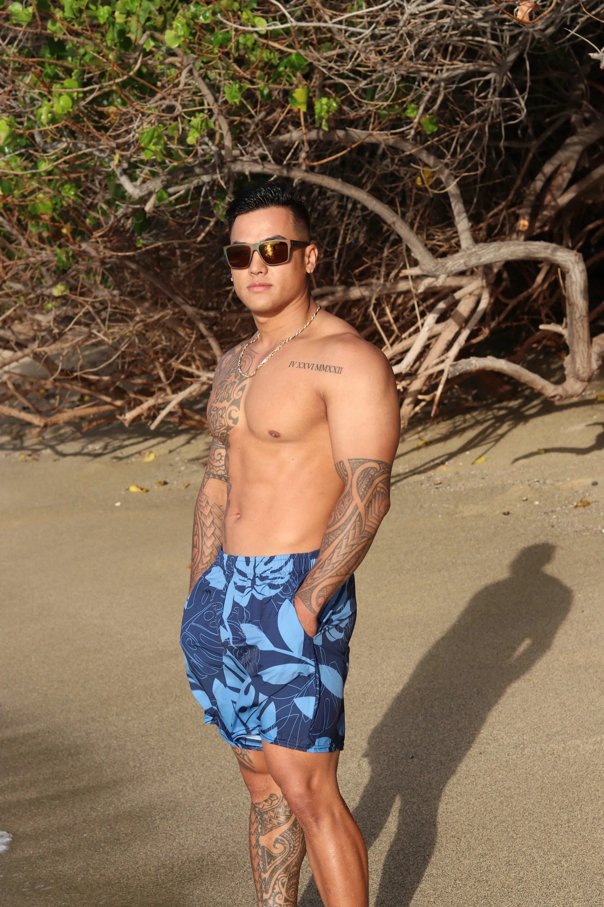Lāʻape Men's Athletic Long Shorts