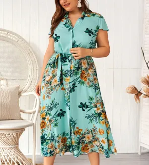 Large Size Summer New Print Fashion Dress