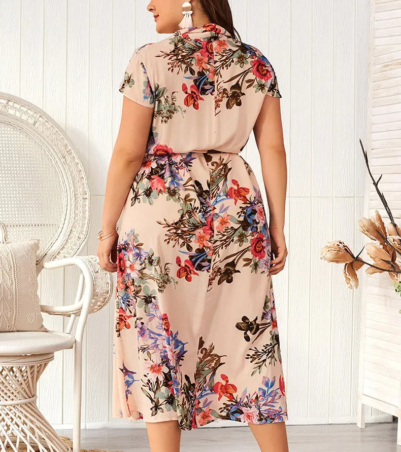 Large Size Summer New Print Fashion Dress