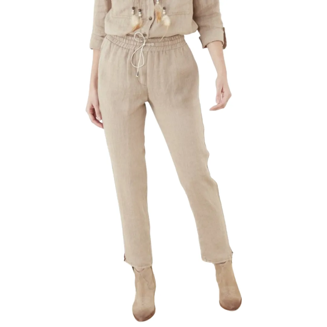 Lea Linen Drawstring Comfy Pants