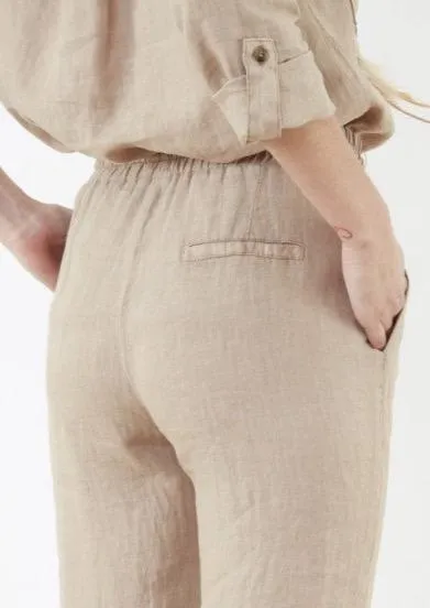 Lea Linen Drawstring Comfy Pants