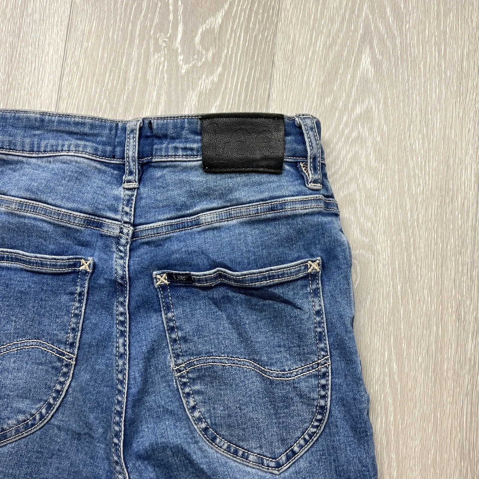 Lee Denim Womens Jeans High Lick Crop Size 10