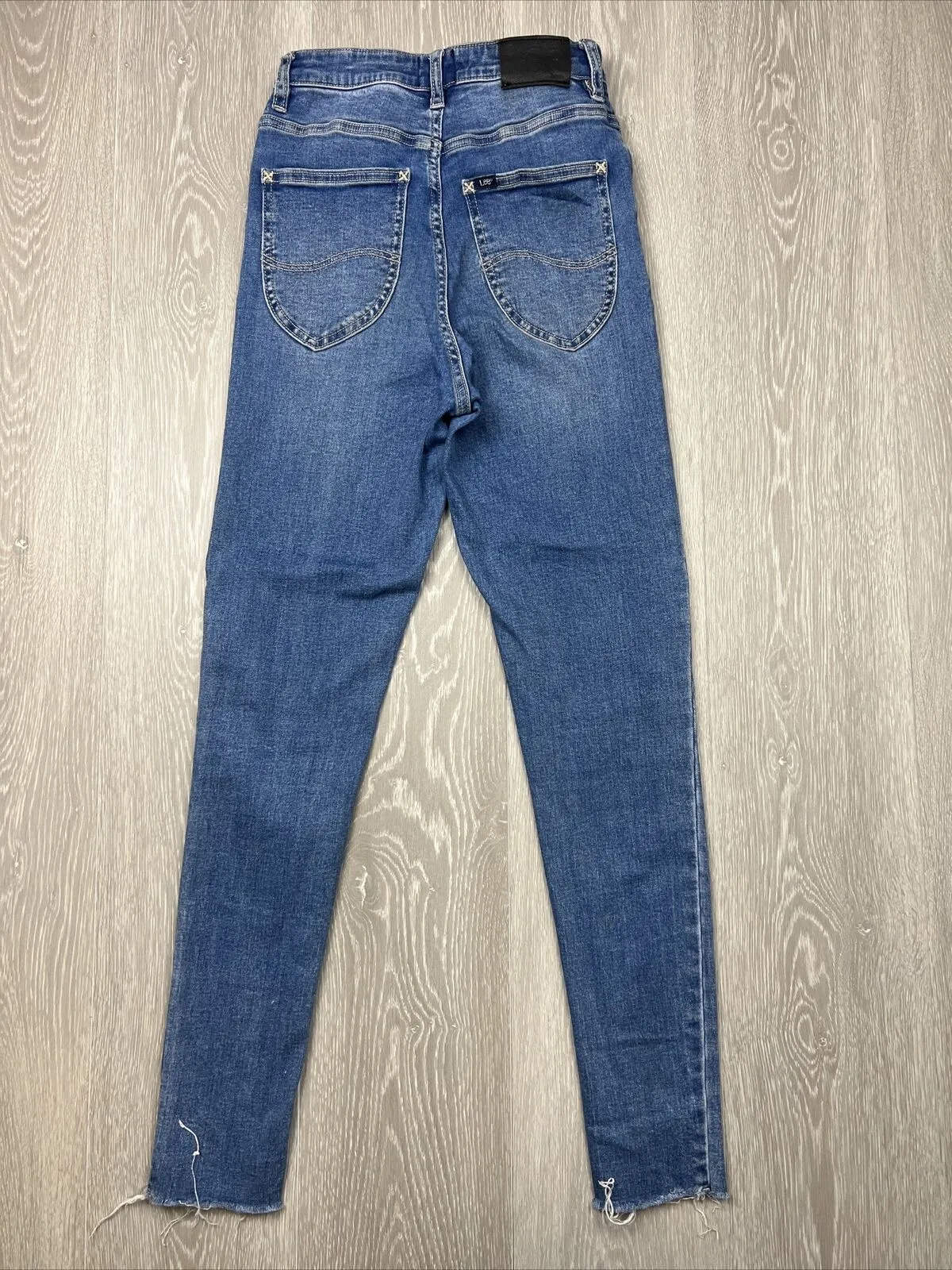 Lee Denim Womens Jeans High Lick Crop Size 10