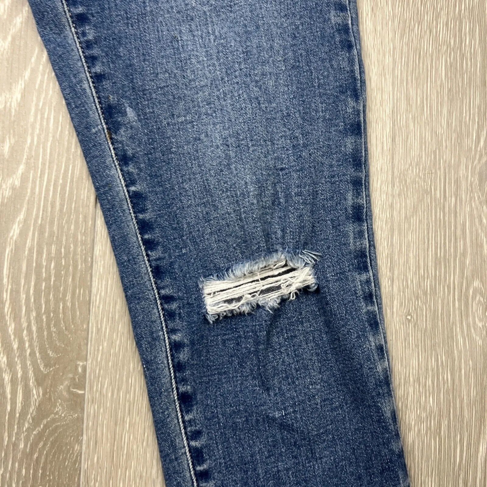 Lee Denim Womens Jeans High Lick Crop Size 10