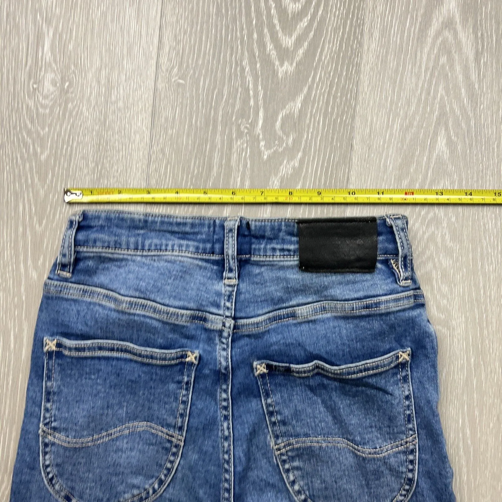 Lee Denim Womens Jeans High Lick Crop Size 10