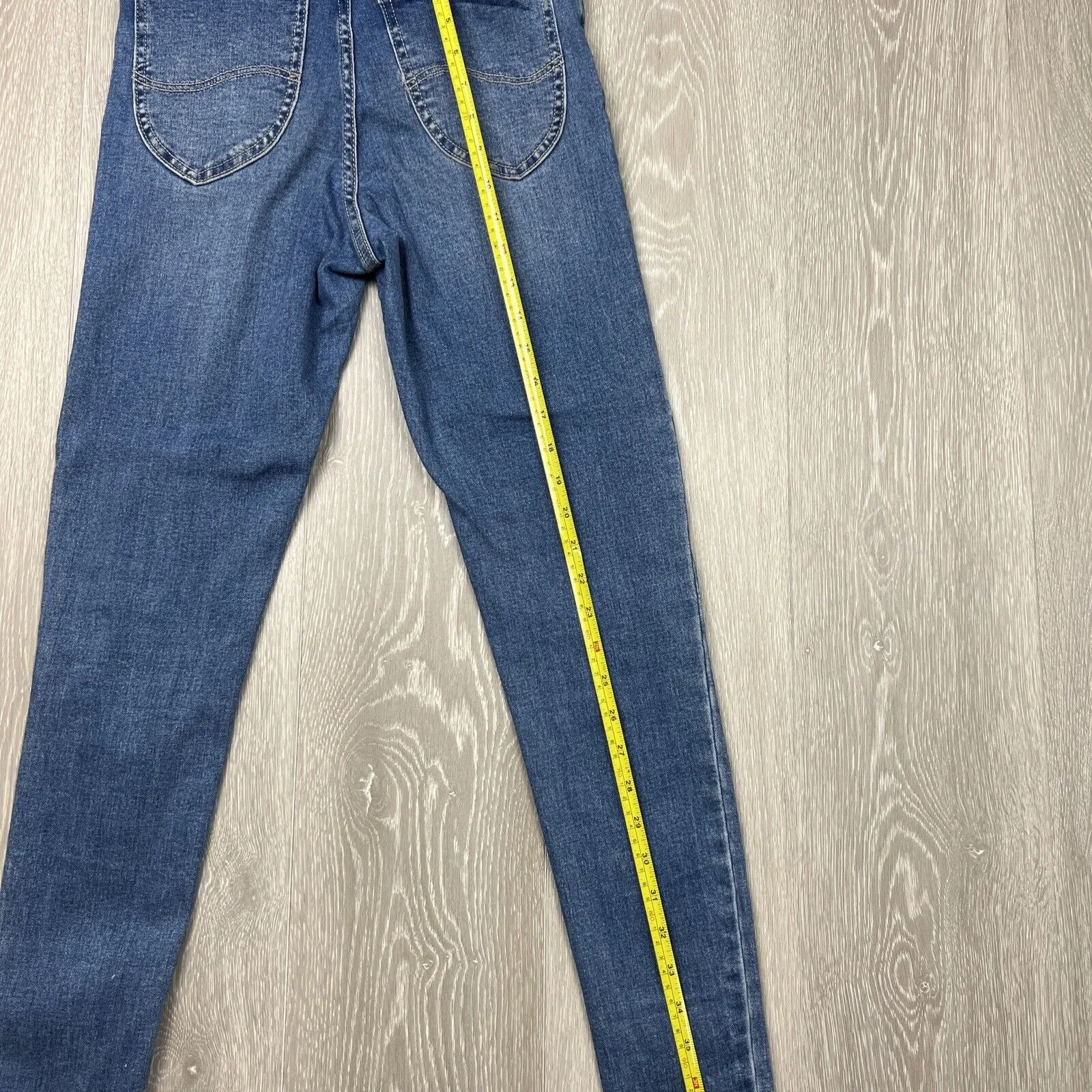 Lee Denim Womens Jeans High Lick Crop Size 10