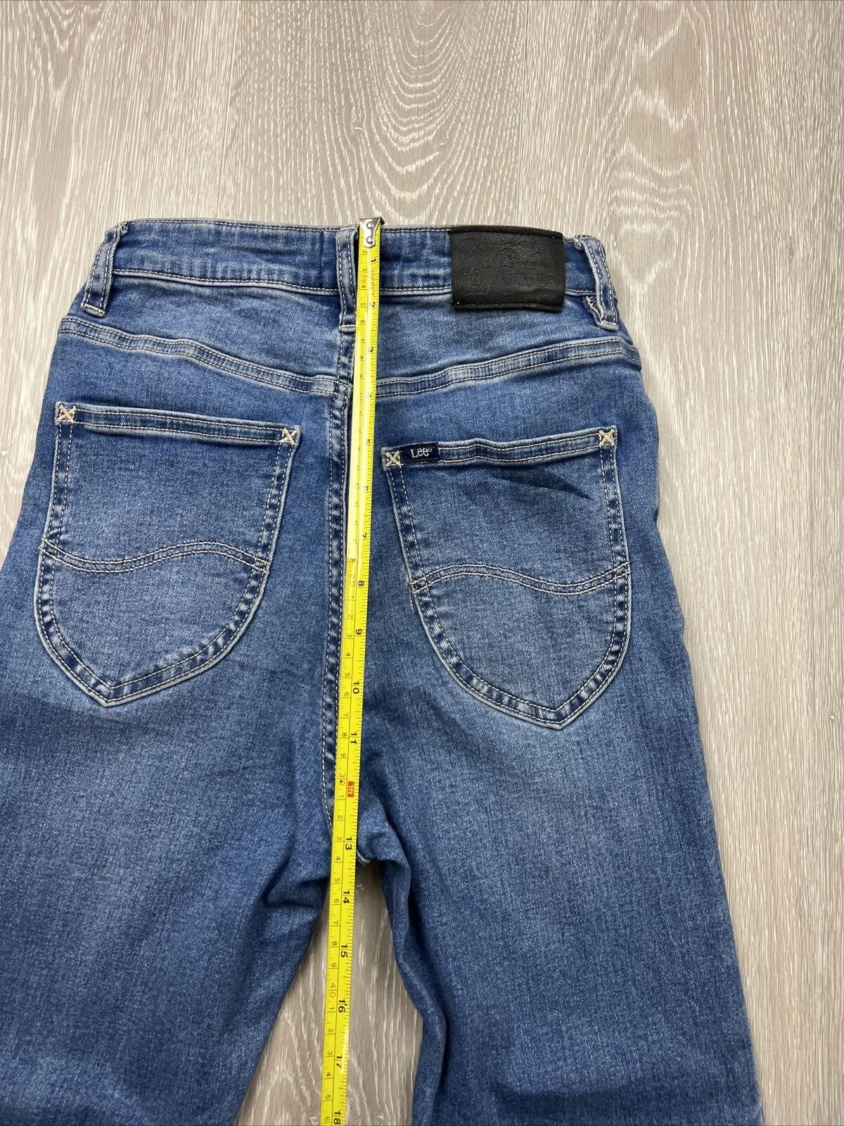 Lee Denim Womens Jeans High Lick Crop Size 10