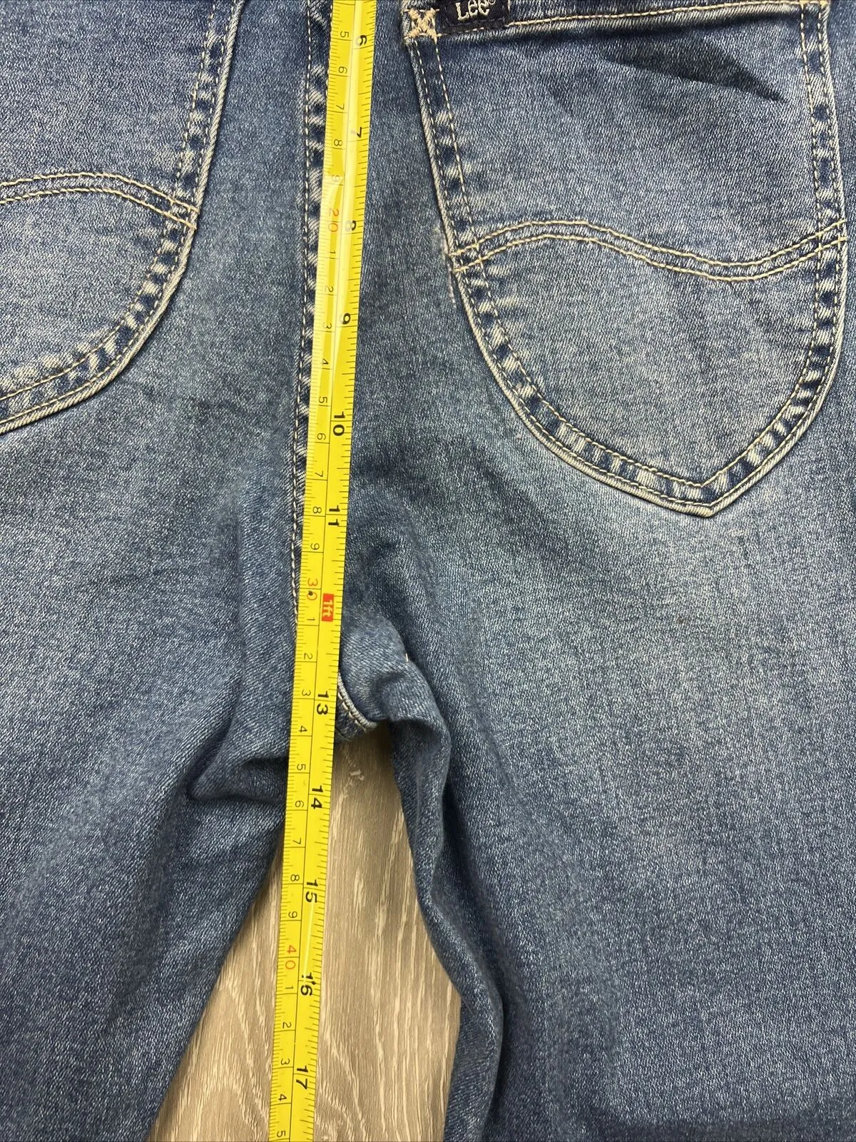 Lee Denim Womens Jeans High Lick Crop Size 10