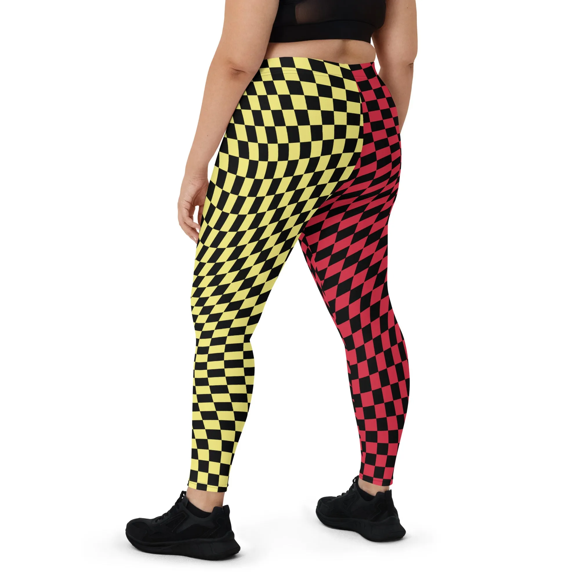 Leggings, Checked Wave