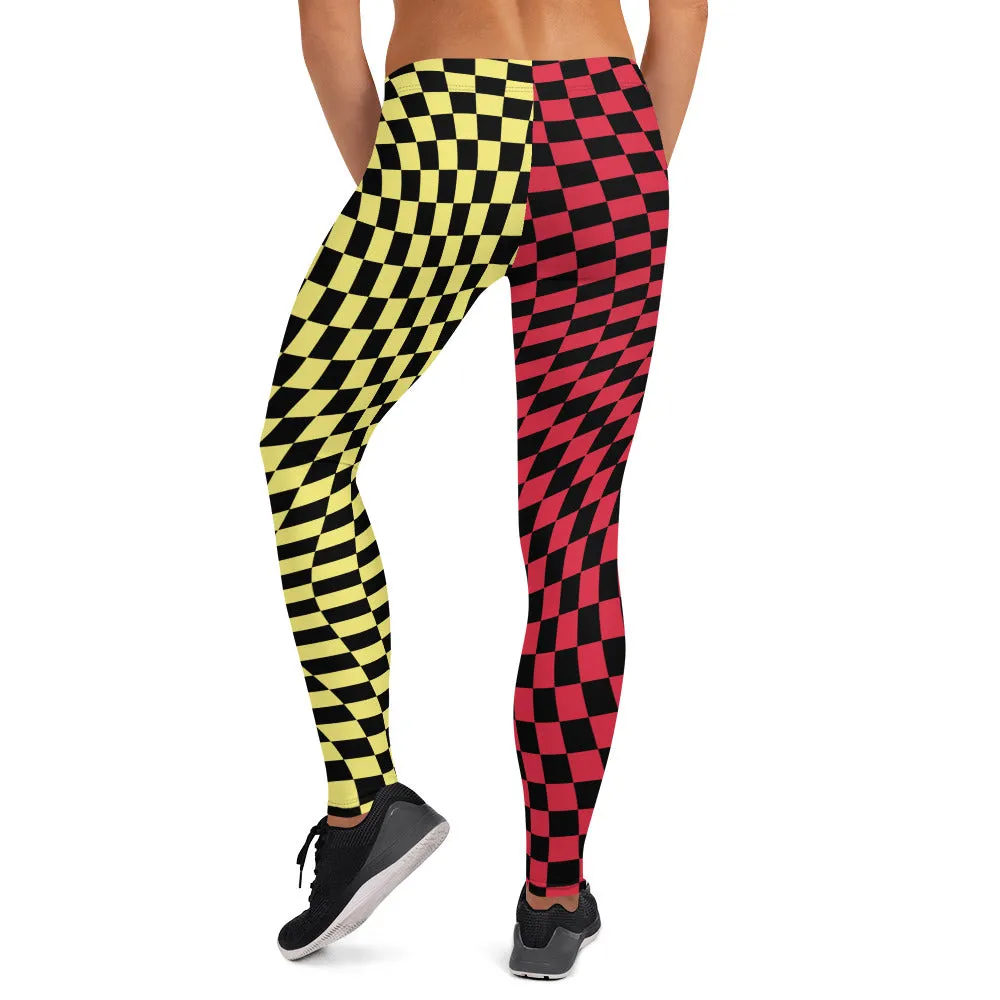 Leggings, Checked Wave