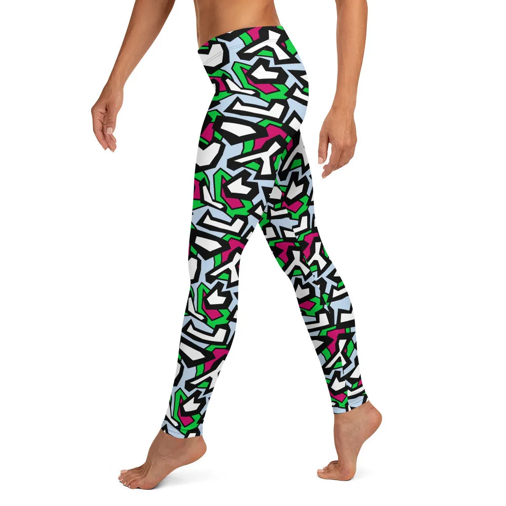 Leggings, Geometric Memphis