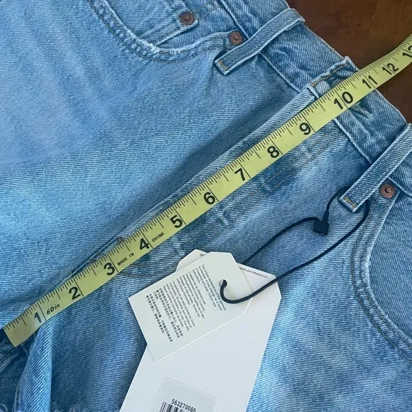Levi’s 501 premium denim‎ distressed cotton shorts 29 NWT