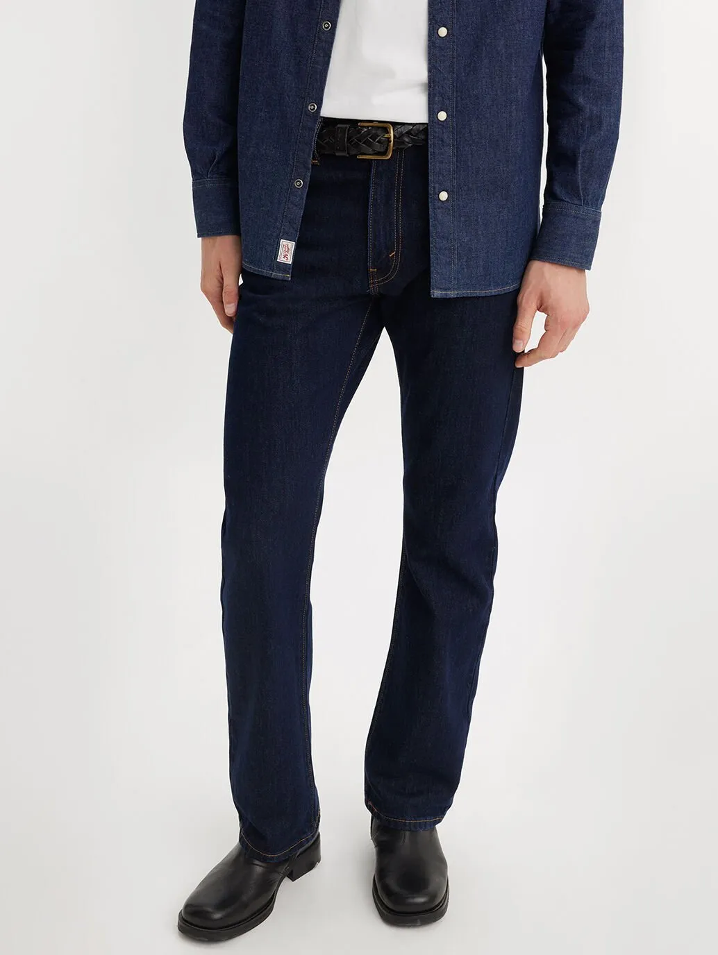 Levi's Mens 517 Boot Cut Jeans Rinse