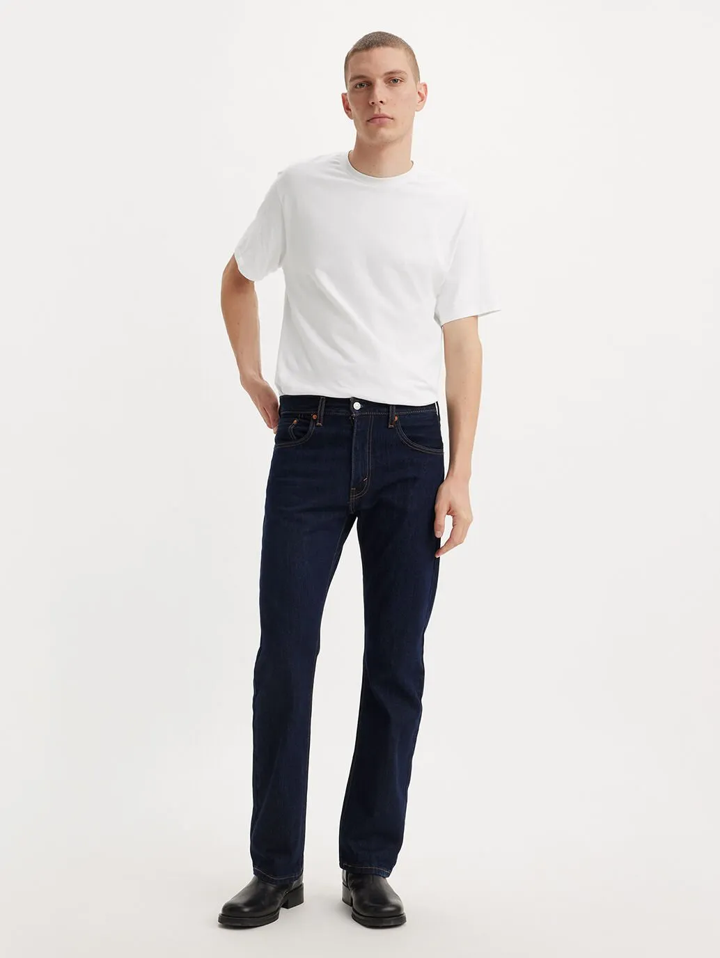 Levi's Mens 517 Boot Cut Jeans Rinse