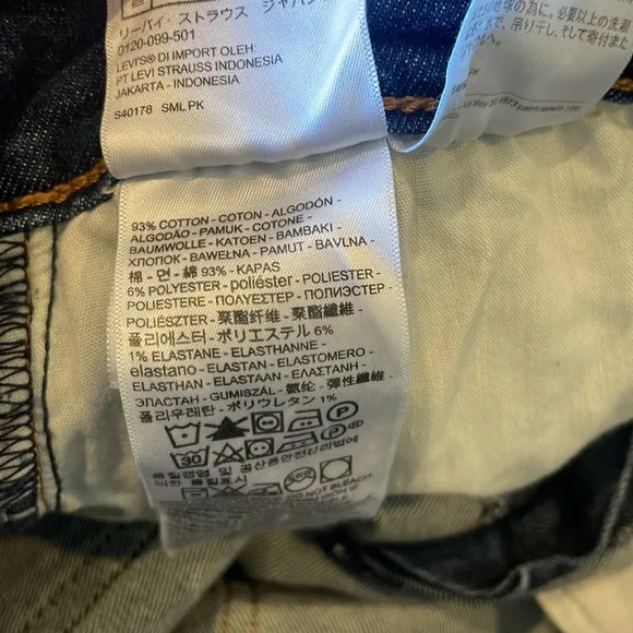 Levi’s Wedgie Skinny Button Fly Jeans