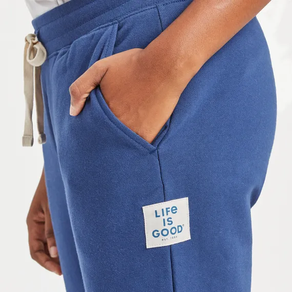 Life is Good Women's Solid Simply True Fleece Jogger