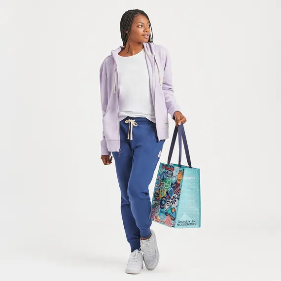 Life is Good Women's Solid Simply True Fleece Jogger