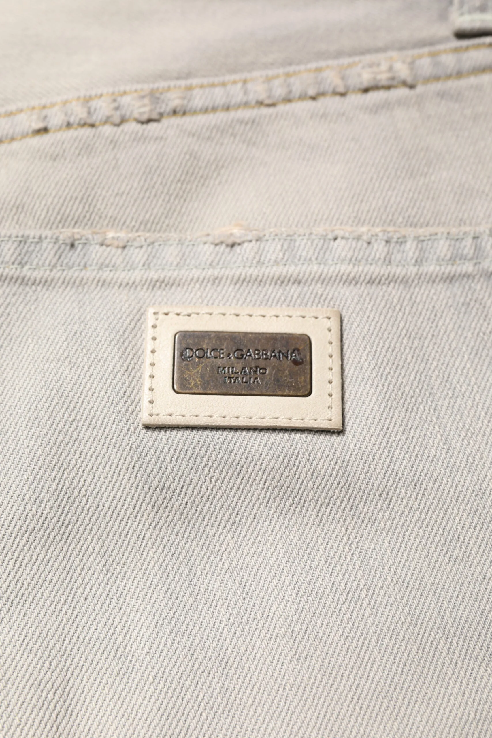 Light Gray Cotton Skinny Denim Jeans