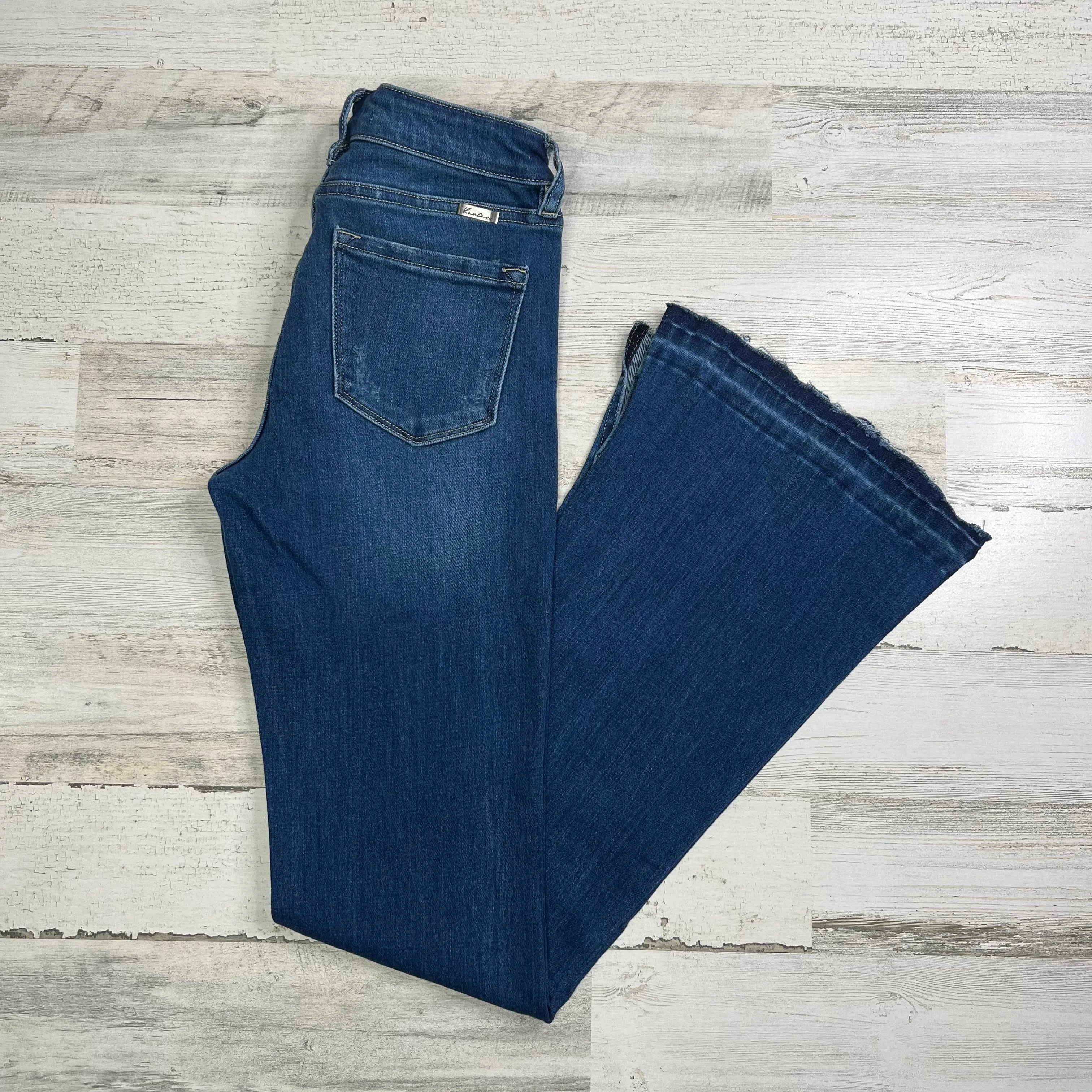 Light Wash Bootcut Button Jeans
