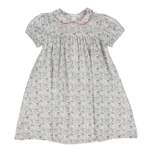 Lil Legs Floral Dress Short Sleeve - Floral