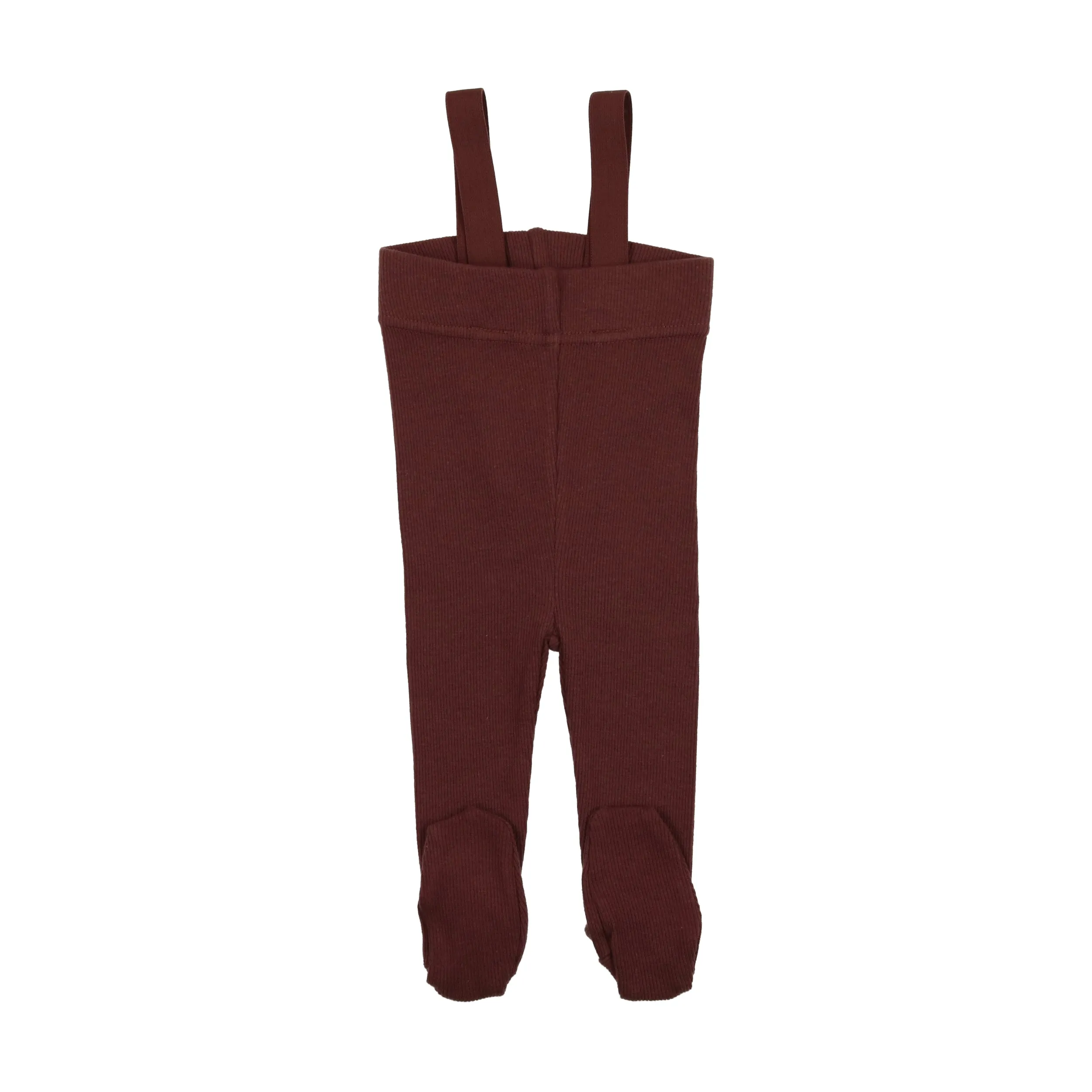 Lil Legs Suspender Leggings - Brick
