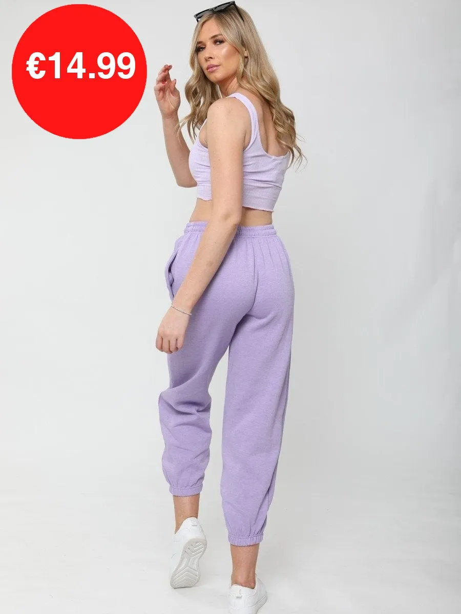 Lilac Oversized Joggers