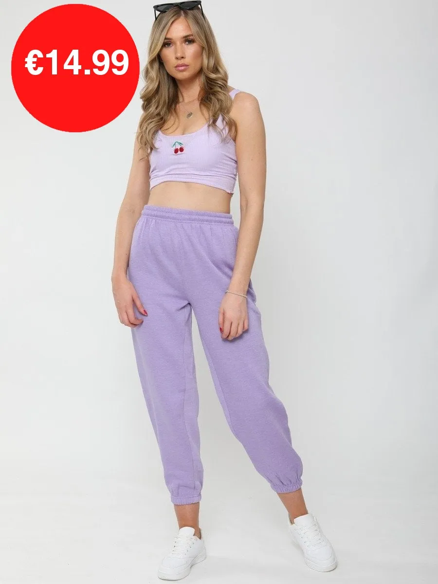 Lilac Oversized Joggers