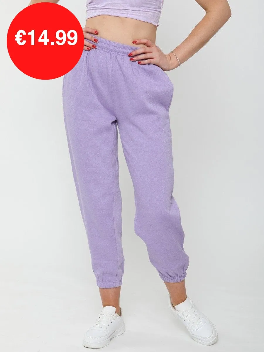 Lilac Oversized Joggers