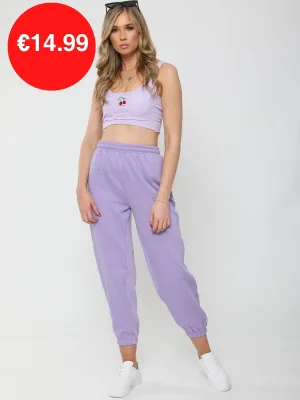 Lilac Oversized Joggers