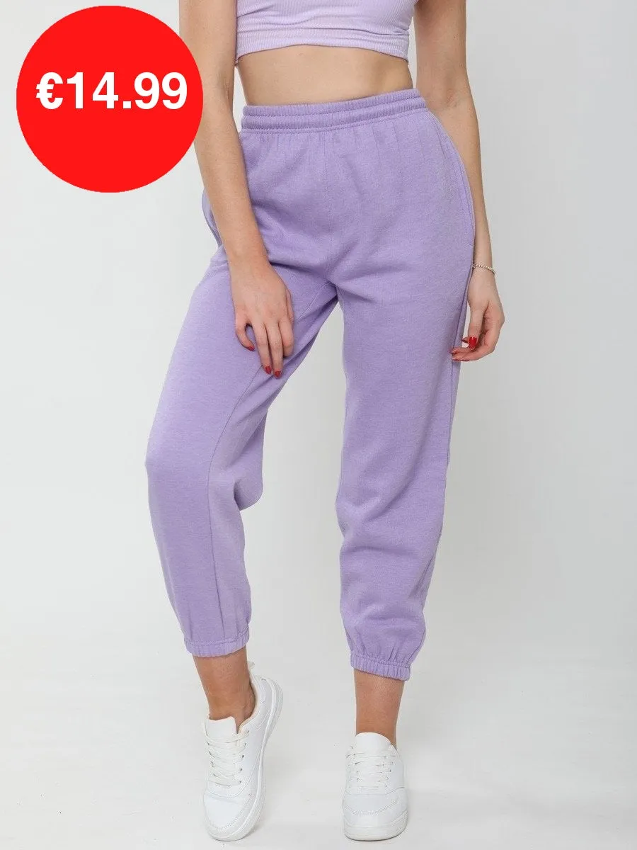 Lilac Oversized Joggers
