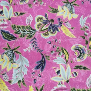Linen Cotton, Kew, Pink