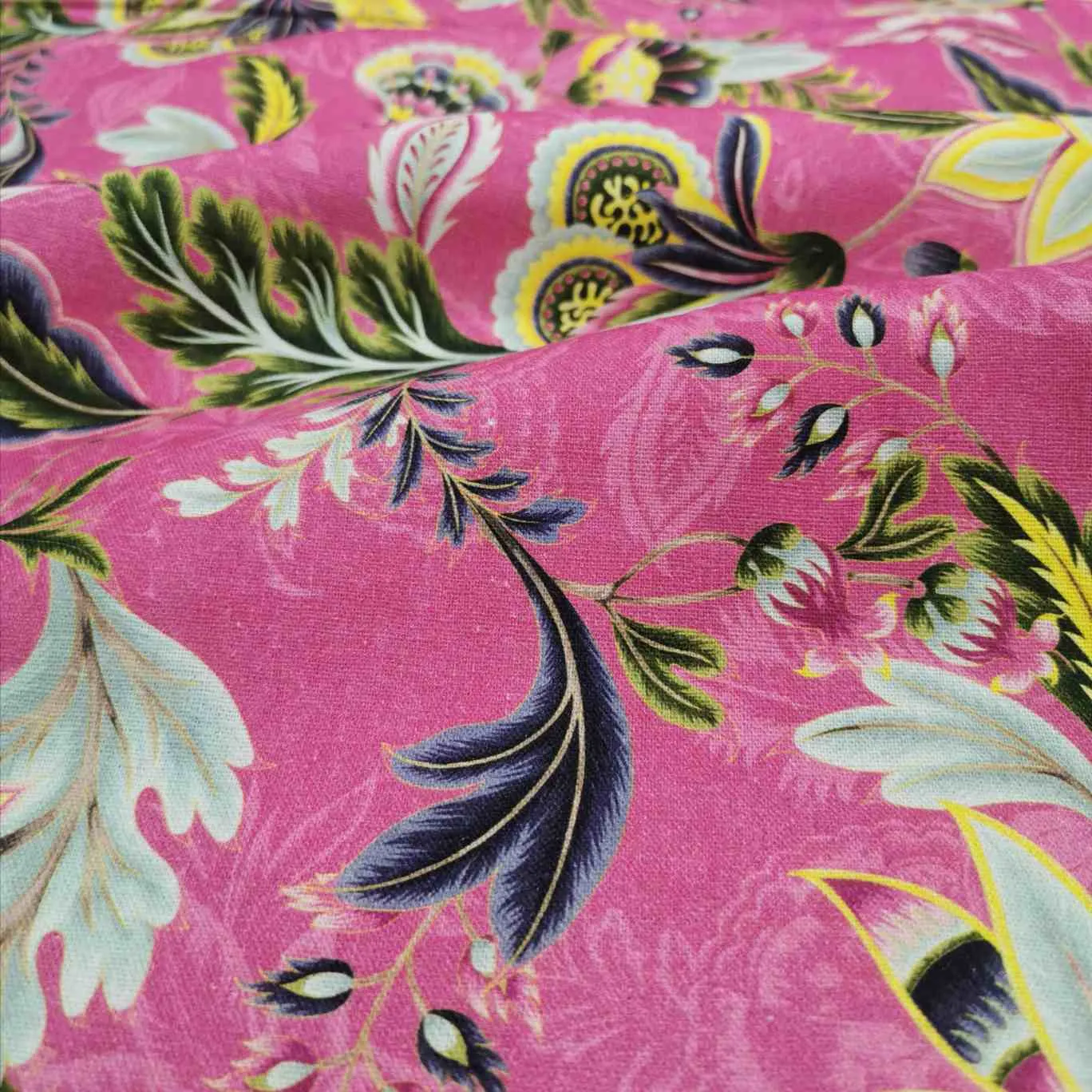 Linen Cotton, Kew, Pink