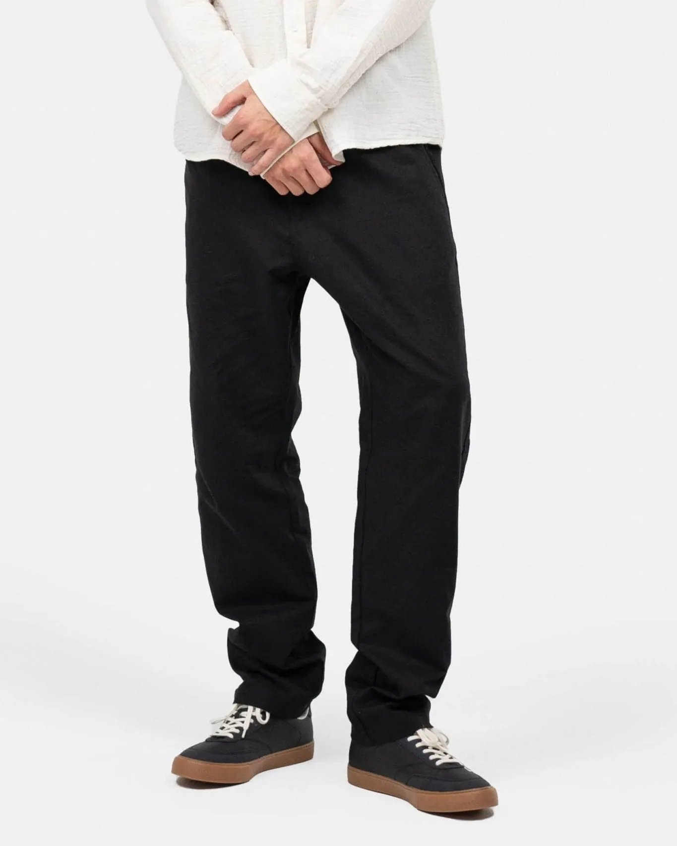 Linen Pants Black