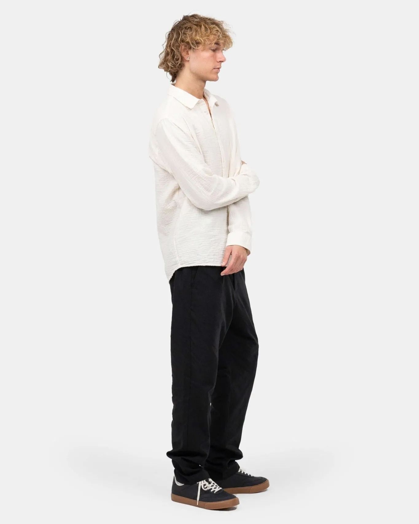 Linen Pants Black