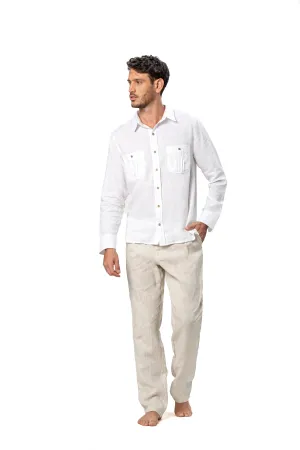 Linen Pants - Ondademar Men