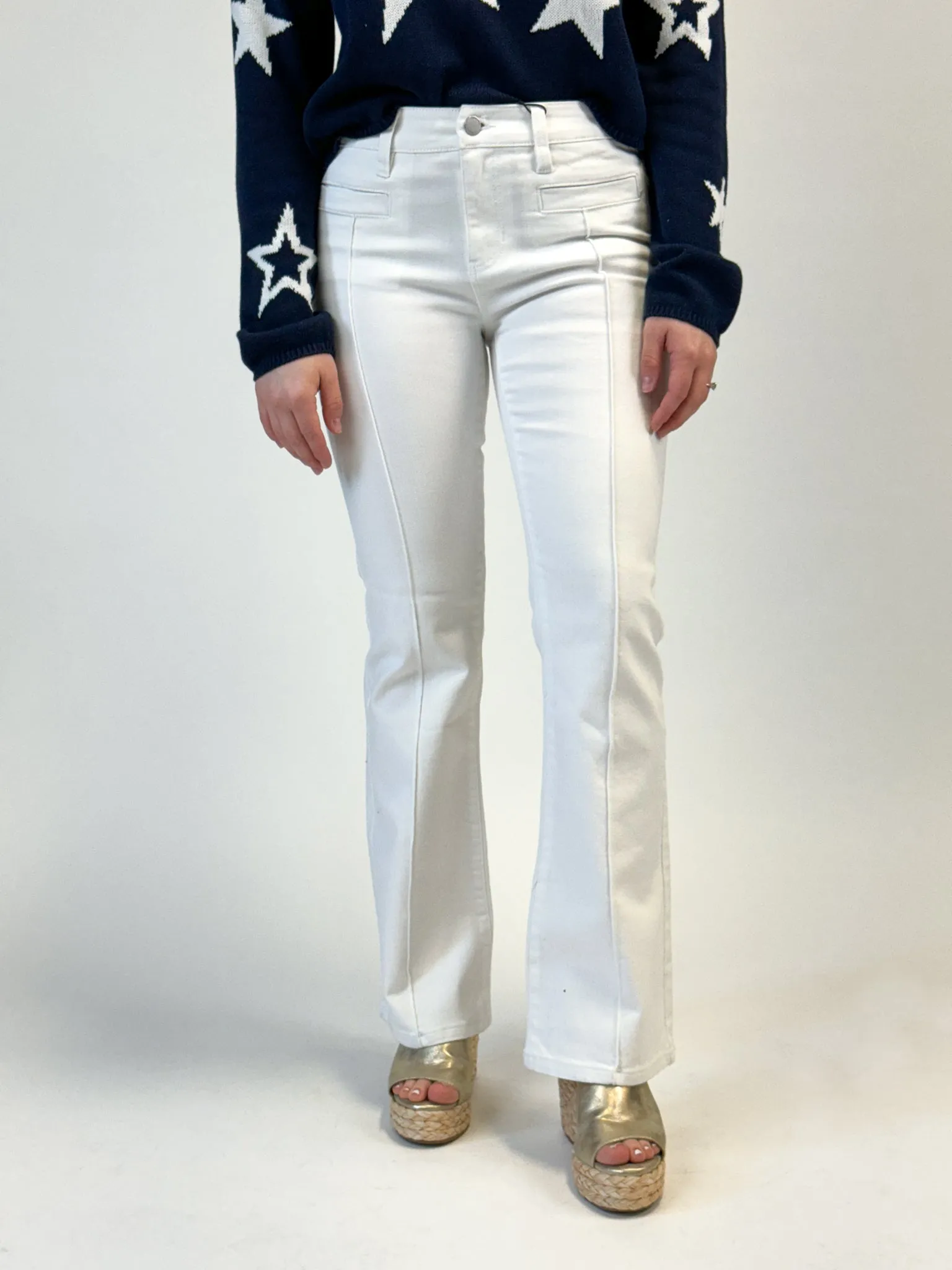 Liverpool Lucy Bootcut - Bright White