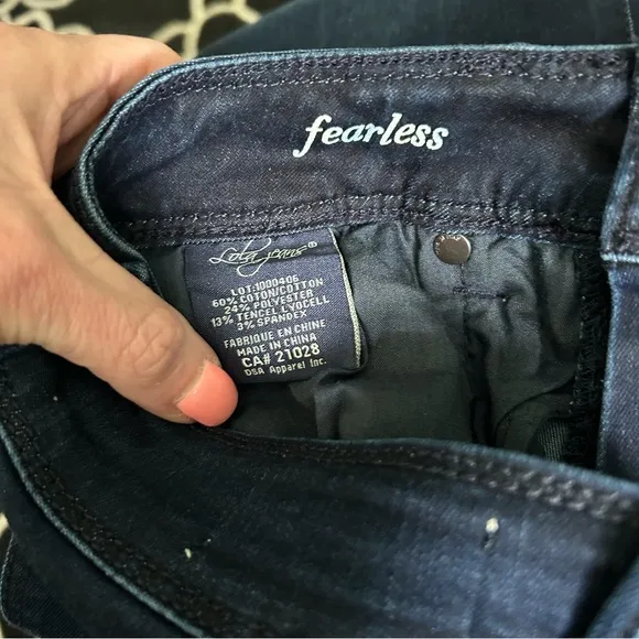 Lola Jeans Kate DB High Rise Straight Jeans 26 NWT