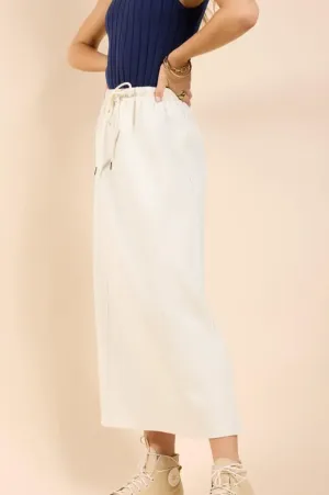 Lonestar Drawstring Midi Skirt