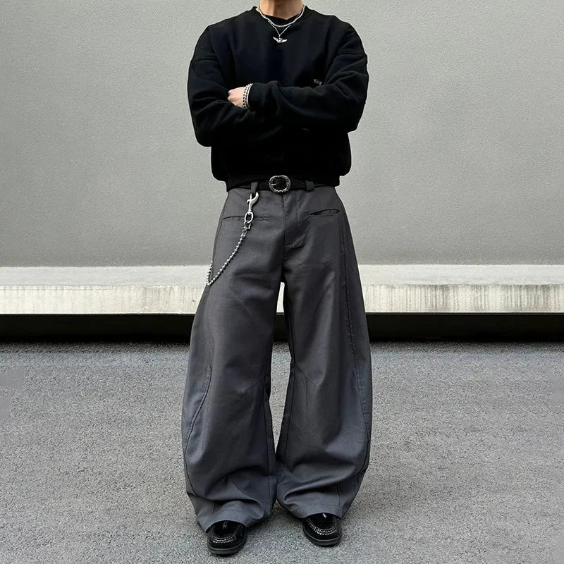 Loose Fit Casual Drape Pants