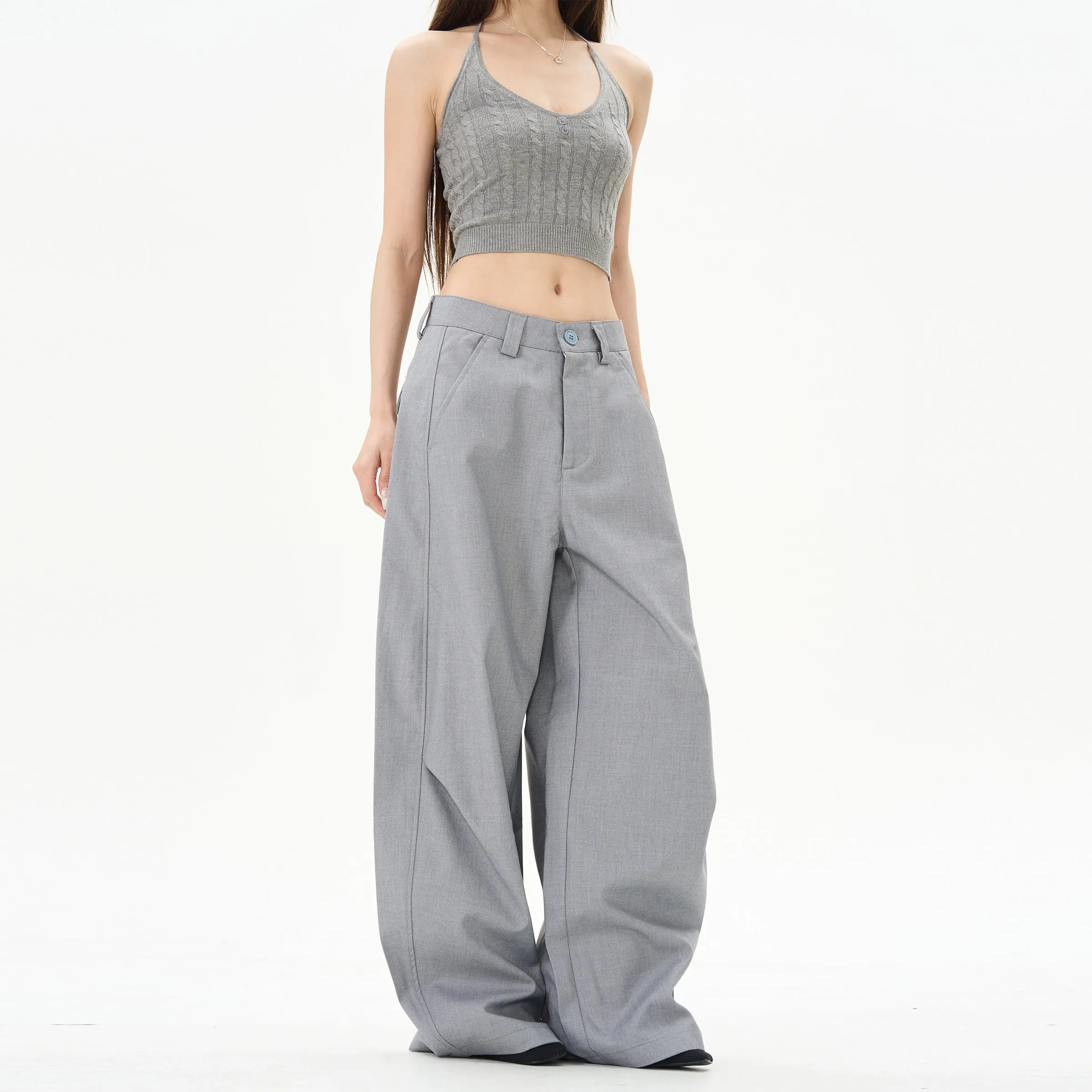 Loose Fit Casual Pants